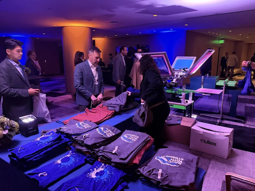 Merch Troop event production setup